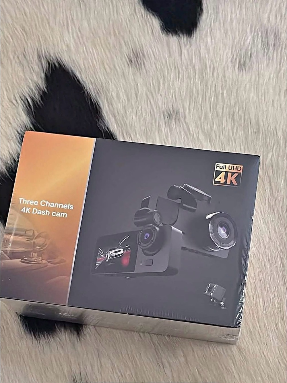3-Channel 4K Dash Cam System - Black